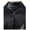 PHILIPP PLEIN LEATHER BIKER SLIM FIT LUXURY JACKET