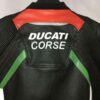 DUCATI CORSE C3 MOTORCYCLE LEATHER JACKET BLACK - Product View