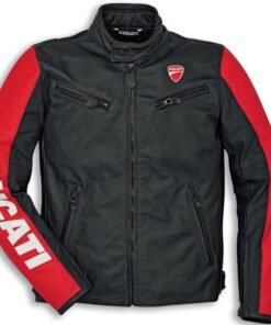 Ducati C3 Motorcycle Racing Leather Jacket