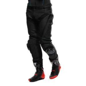 DAINESE DELTA 4 PERF. LEATHER PANTS BLACK