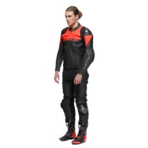 DAINESE DELTA 4 PERF. LEATHER PANTS BLACK