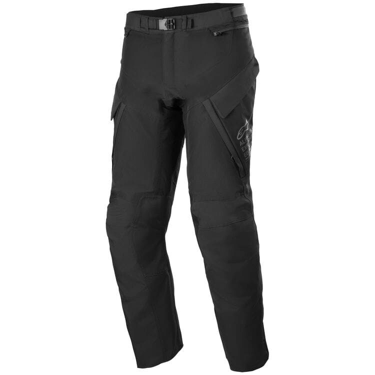 Black ALPINESTARS ST-7 2L GORE-TEX PANTS - Front View
