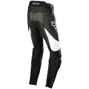 Black ALPINESTARS STELLA MISSILE V3 LEATHER PANTS - Side View