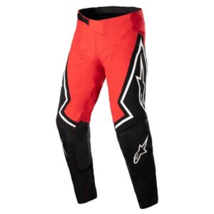 Black ALPINESTARS TECHSTAR ACUMEN LE PANTS RED/BLACK/WHITE - Front View