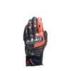Black Dainese Carbon 4 Short Leather Gloves - Side View