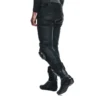 Black delta 4 leather pants - Product View