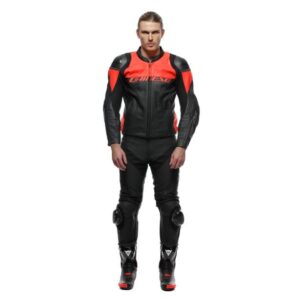 DAINESE DELTA 4 PERF. LEATHER PANTS BLACK