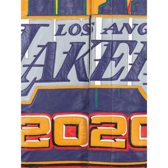 X Lakers 2020 Bomber Jacket Purple Los Angeles Lakers NBA Champions 2020 City Of Angeles Basket Ball Leather Jacket