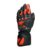 DAINESE DRUID 3 LEATHER GLOVES BLACK & RED - Side View