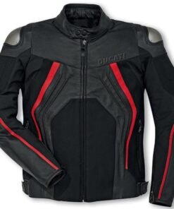 Ducati Corse C1 Motorcycle Leather Jacket