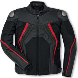 Ducati Corse C1 Motorcycle Leather Jacket