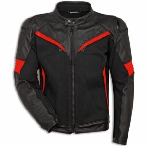 Ducati Corse C2 Motorcycle Racing Leather Jacket