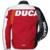 DUCATI C2 MOTORCYCLE RACING LEATHER JACKET RED - Side View