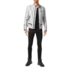 PHILIPP PLEIN PYTHON LEATHER MOTO JACKET LUXURY - Product View