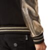 PHILIPP PLEIN WOOL COLLEGE BOMBER JACKET WITH LEATHER ARMS - Product View