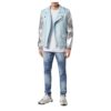 PHILIPP PLIEN WOOLEN CLOTH BIKER WITH LEATHER ARMS GRAPHIC PLEIN - Product View