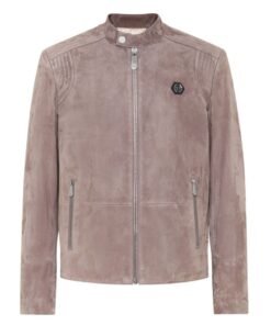 PHILIPP PLEIN SUEDE PADDED JACKET