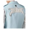PHILIPP PLIEN WOOLEN CLOTH BIKER WITH LEATHER ARMS GRAPHIC PLEIN - Product View