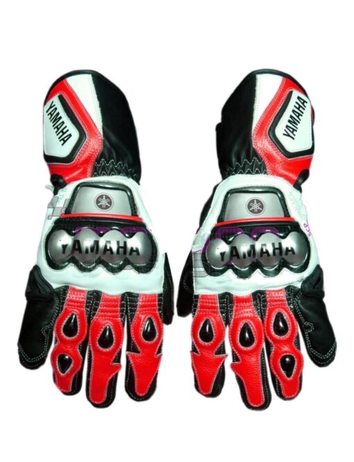 YAMAHA Motorcycle Racing Leather Gloves