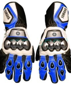 YAMAHA Motorcycle Racing Leather Gloves