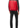 BILLIONAIRE LEATHER BOMBER DOUBLE B - Side View