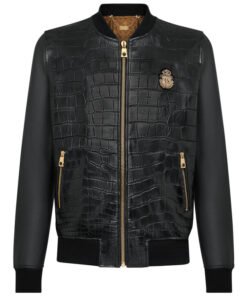 BILLIONAIRE LEATHER BOMBER LUXURY