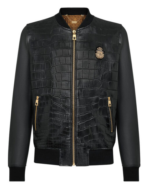 BILLIONAIRE LEATHER BOMBER LUXURY