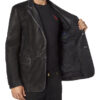 BILLIONAIRE LEATHER BLAZER ELEGANT - Product View