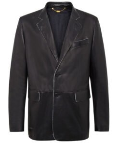 BILLIONAIRE LEATHER BLAZER ELEGANT