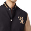 charcoal wool bomber - Product View