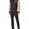 charcoal wool bomber - Product View