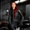 TORY WOMEN LEATHER JACKET