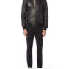 BILLIONAIRE LEATHER BOMBER MEMBERS ONLY - Product View