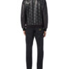 BILLIONAIRE LEATHER BOMBER PALMS - Side View