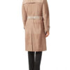 billionaire trench coat - Side View