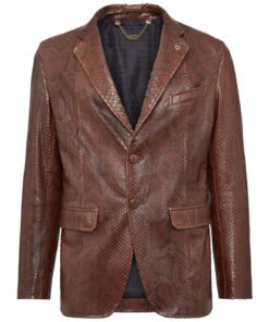 BILLIONAIRE LEATHER BLAZER LUXURY