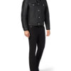 BILLIONAIRE LEATHER JACKET WITH PYTHON LUXURY - Product View