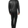 BILLIONAIRE LEATHER BLOUSON WITH FUR COLLAR CREST - Side View