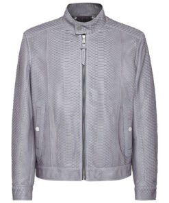 BILLIONAIRE PYTHON LEATHER BIKER LUXURY