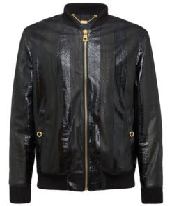 BILLIONAIRE LEATHER BOMBER LUXURY