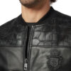 BILLIONAIRE LEATHER JACKET CREST - Product View