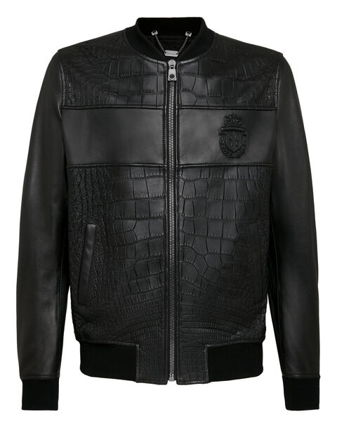 BILLIONAIRE LEATHER BOMBER LUXURY