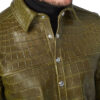 BILLIONAIRE CROCODILE LEATHER SHIRTS LUXURY - Back View