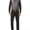 BILLIONAIRE SLEEVELESS LEATHER VEST - Product View