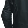 Black AVRO 5 LEATHER JACKET - Product View