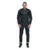 Black AVRO 5 LEATHER JACKET - Product View