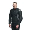 Black AVRO 5 LEATHER JACKET - Product View