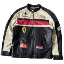 Ferrari Racing Leather Jacket