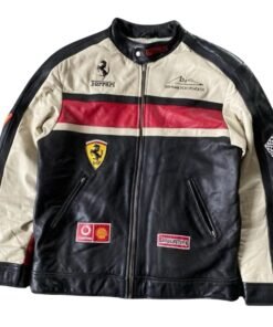 Ferrari Racing Leather Jacket