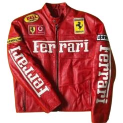 Ferrari Racing Leather Jacket